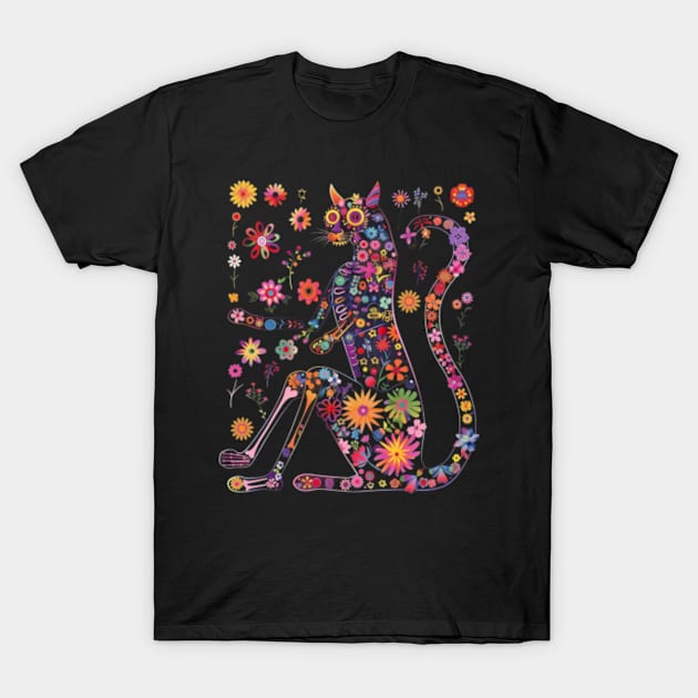 Cat Skull Studies T-Shirt by Gianna Bautista Art